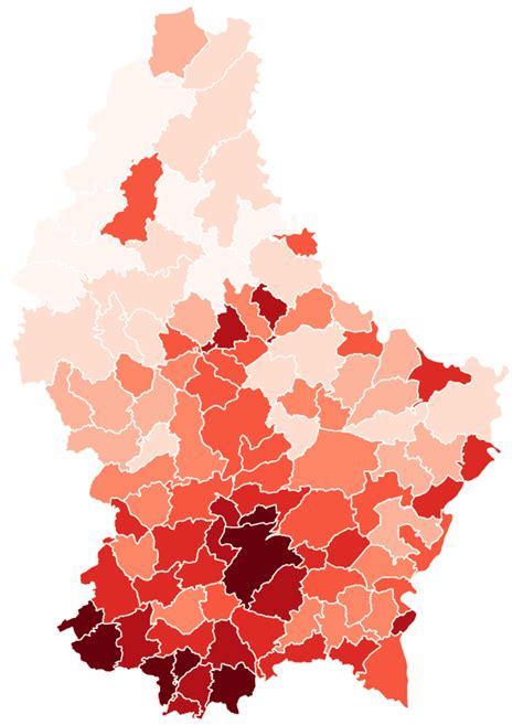 List of communes of Luxembourg by population .